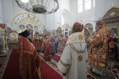 Торжественная служба в день памяти прп. Евфросинии